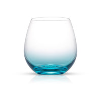Colorful Stemless Wine S/6