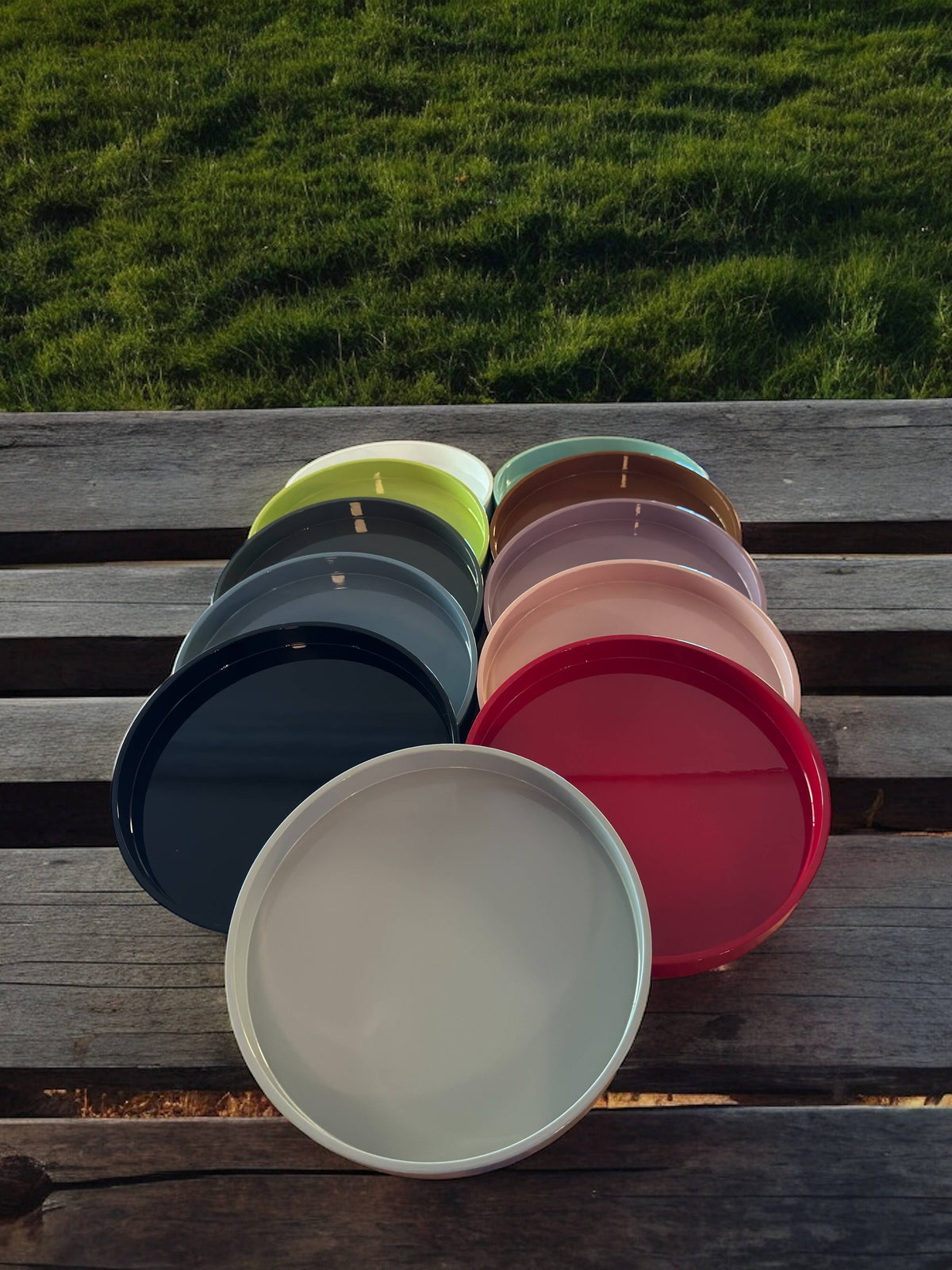 Laquered Round Tray