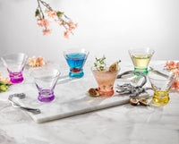 Colorful Stemless Cocktail S/6