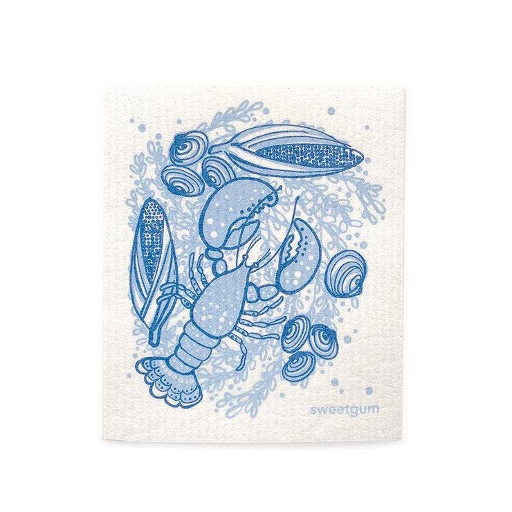 Lobster Bake Swedish Dishcloth