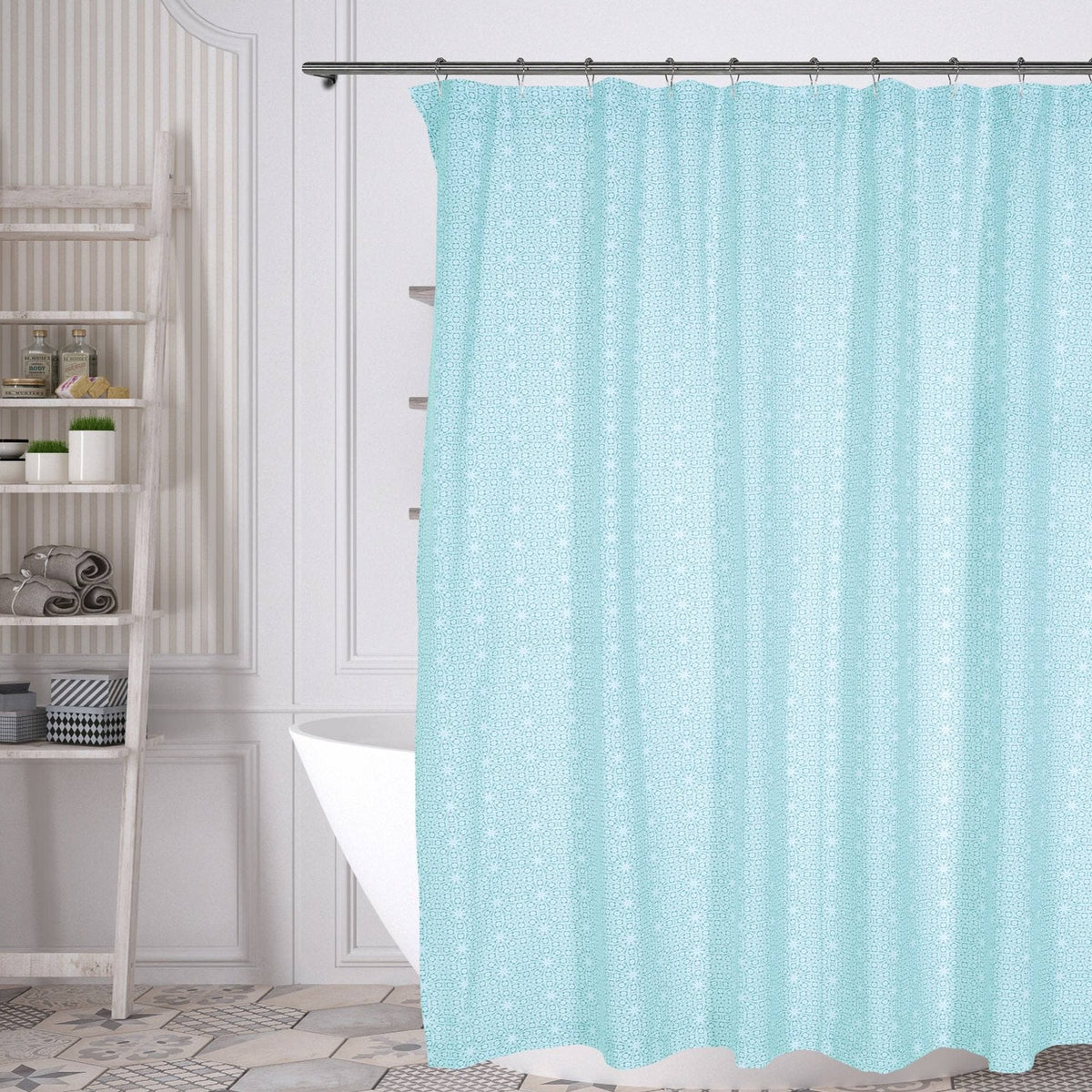Medallion Cotton Shower Curtain