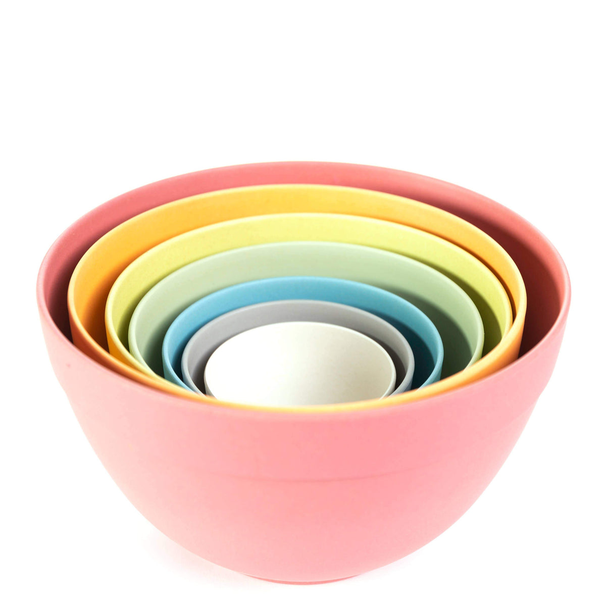 Bamboo Nesting Bowl Set Pastel