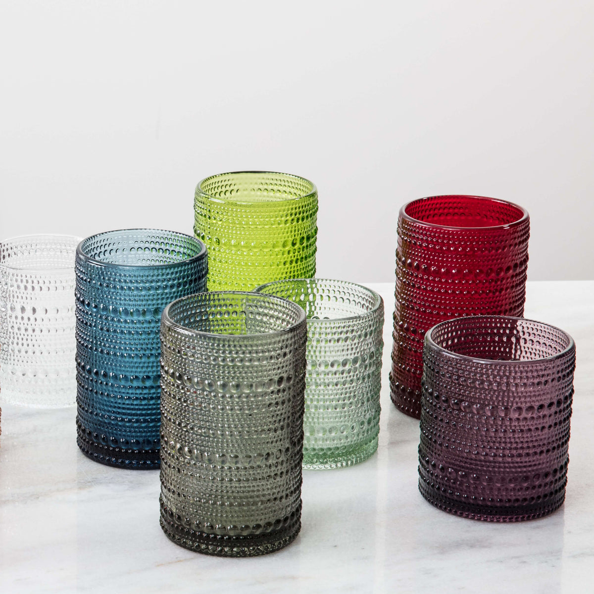Hobnail Retro Glassware