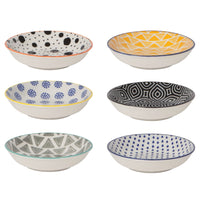 Pinch Bowls S/6 Multicolor