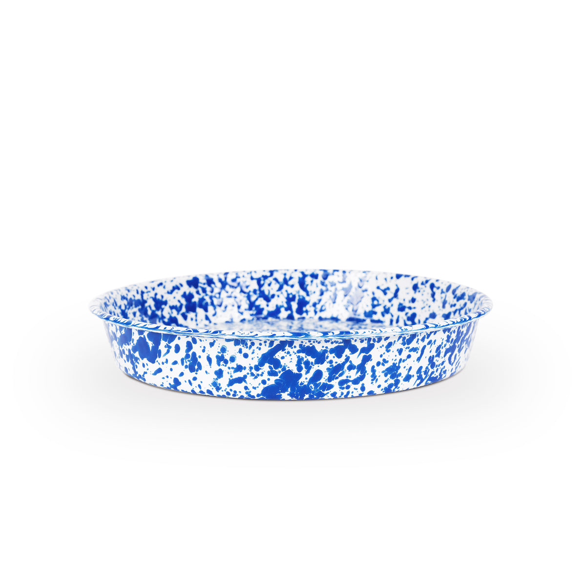 Enamelware Round Tray Splatter