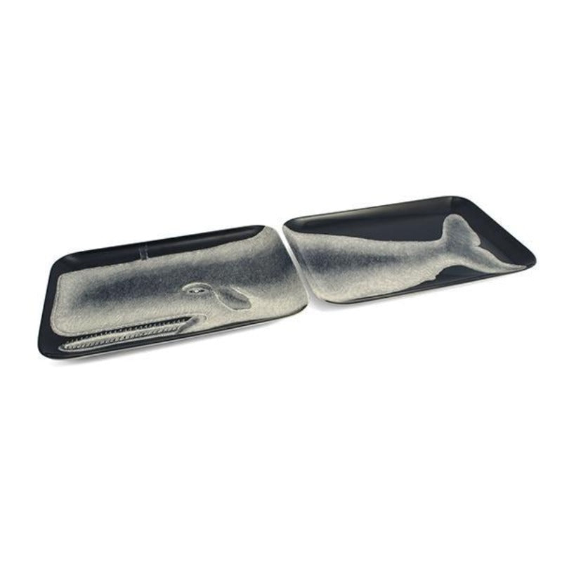 thomaspaul 2 piece tray set whale moby scrimshaw