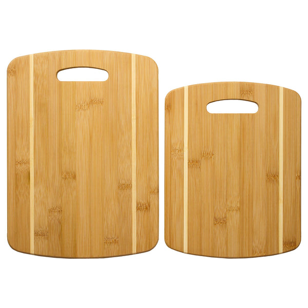 2pc Bamboo Board Set Striped