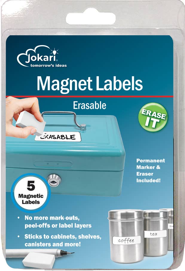 Erasable Magnet Labels w/pen