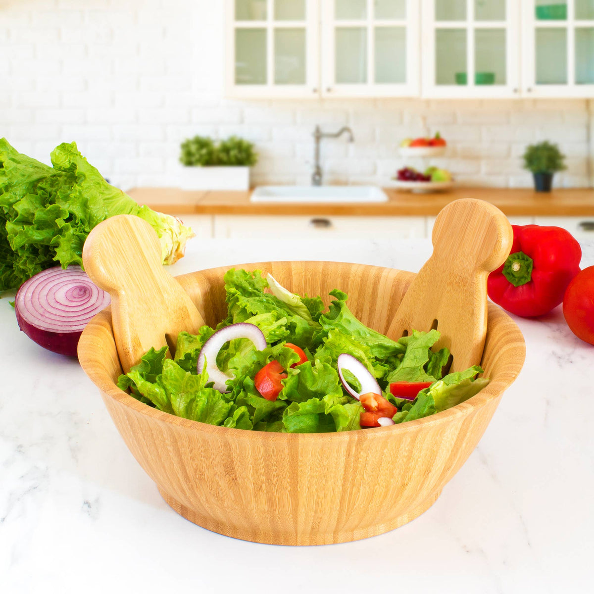 Bamboo Salad Hands
