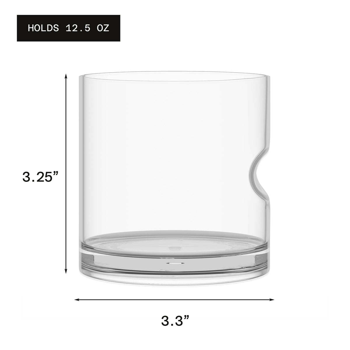 Govino Set of 2 Rocks 10oz