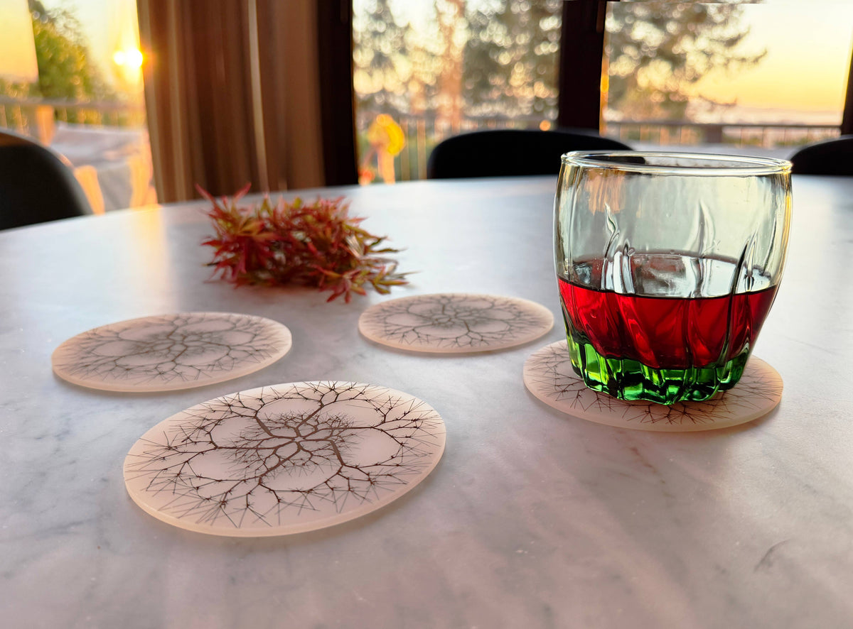 Silicone Coasters Flora