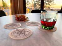 Silicone Coasters Flora