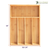 Flatware Organizer Bamboo