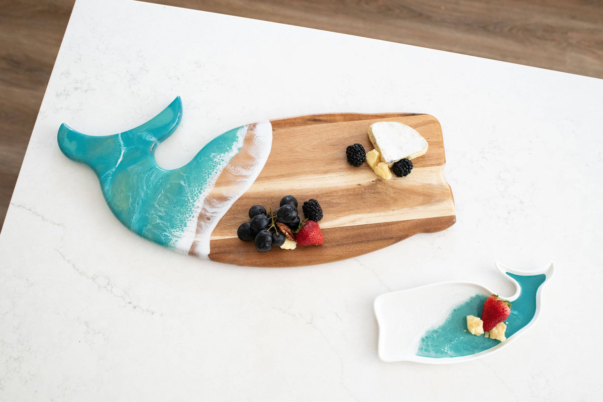 Ceramic Resin Whale Tray