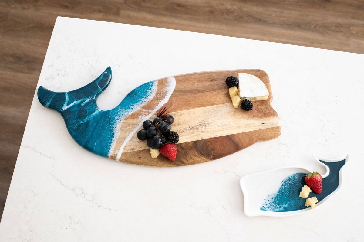 Ceramic Resin Whale Tray
