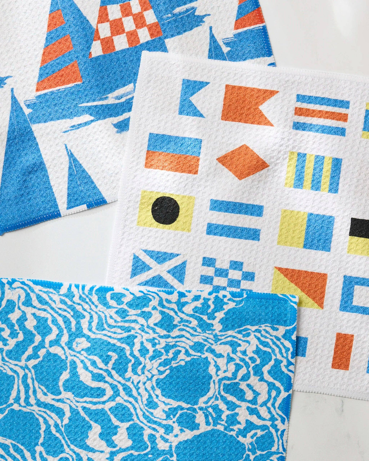 Geometry Dish Cloths Leeward