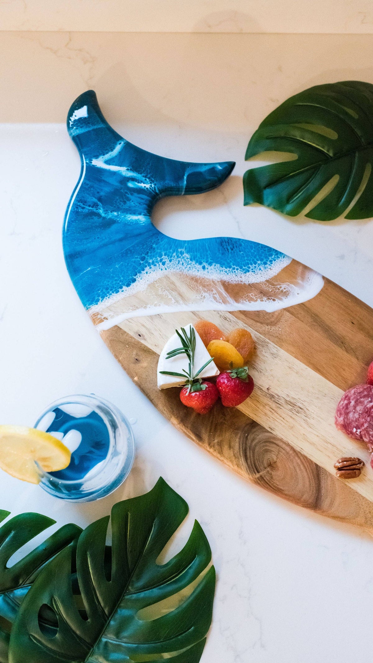 Whale Shaped Charcuterie Board