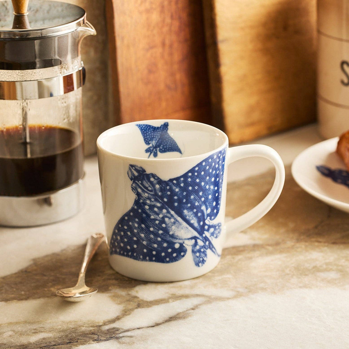 Porcelain Ray Stingray Mug