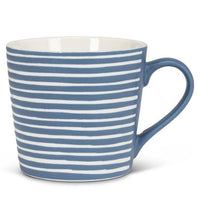 13oz Mug Graphic Stripes Blue