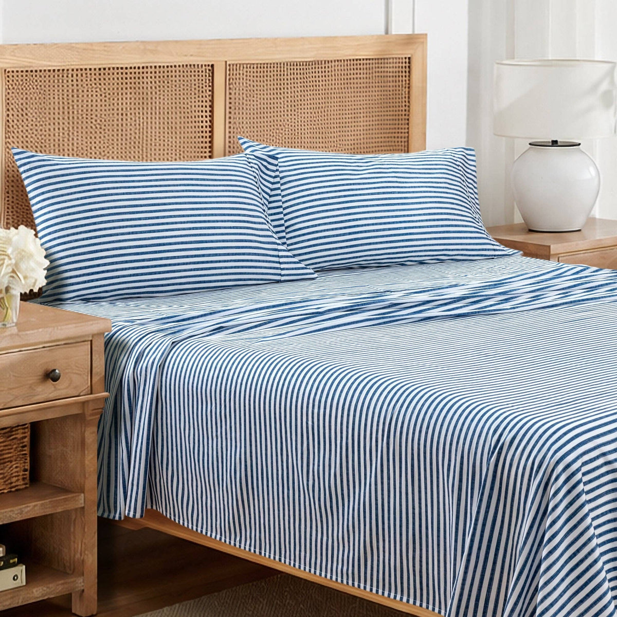 Sateen Sheet Set Martha Stripe