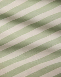 Geometry Table Runner Seagrass