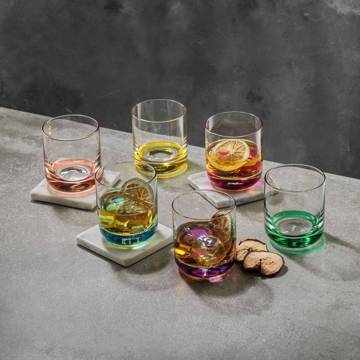 Colorful Glasses Rocks s/6