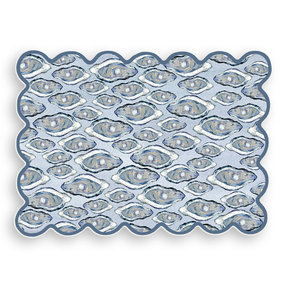 Blue Oyster Vinyl Placemats