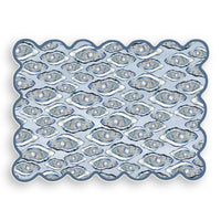 Blue Oyster Vinyl Placemats