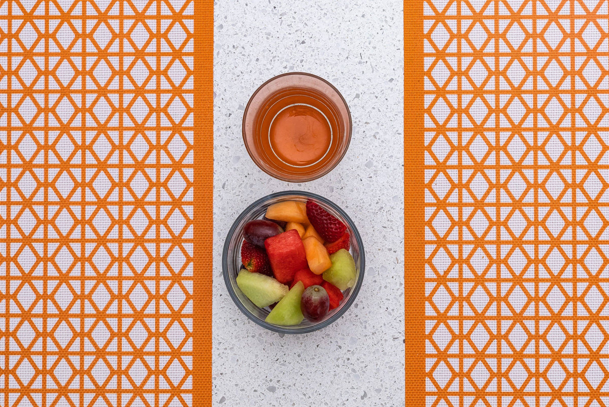 Breeze Block Placemat Orange