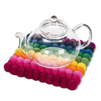 8" Square Pom Pom Trivet