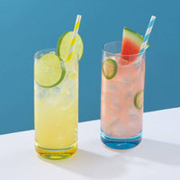 Colorful Highball Glasses S/6