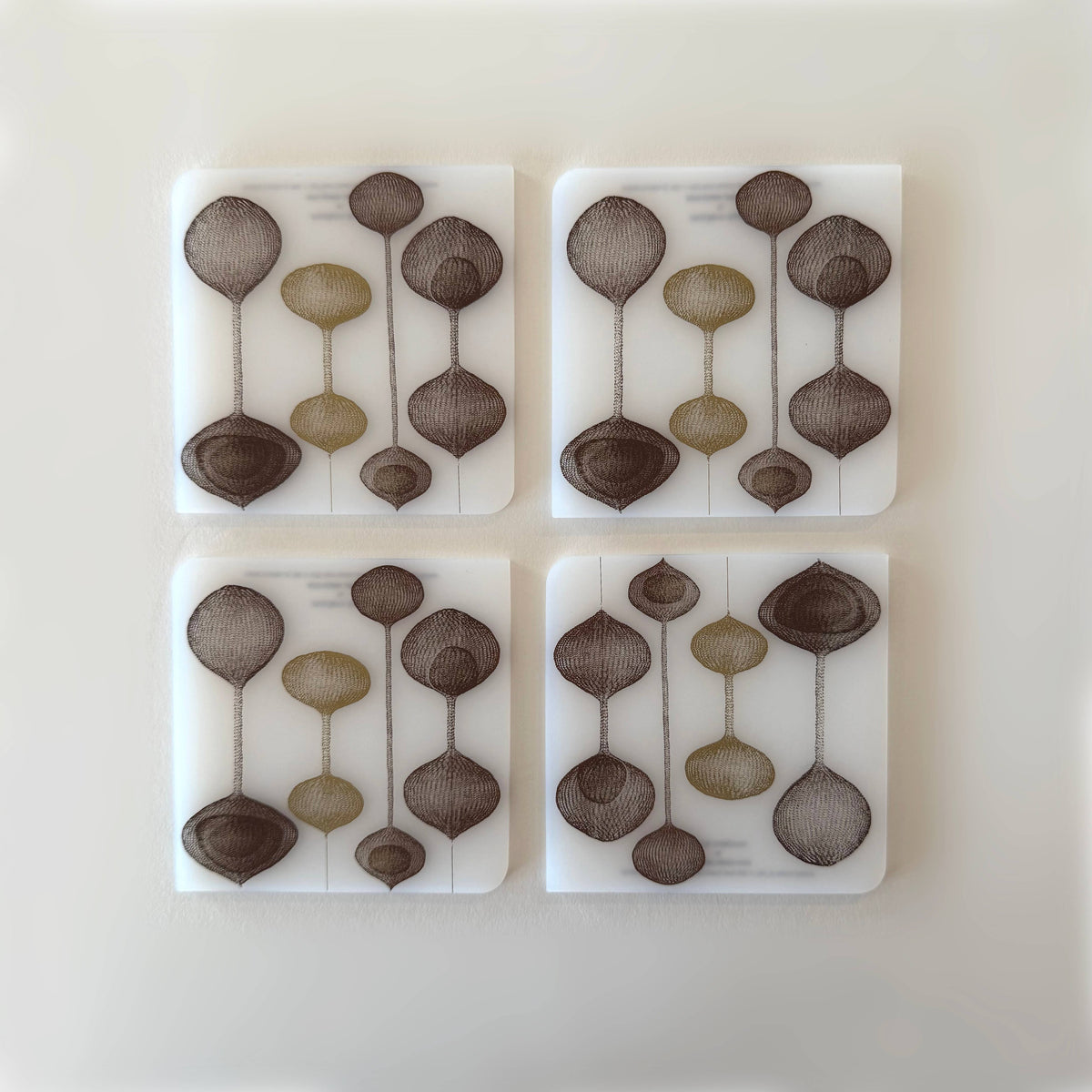 Silicone Coasters Tier Square