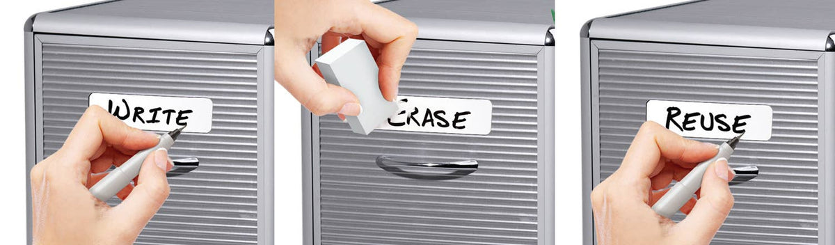 Erasable Magnet Labels w/pen