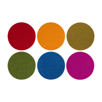 Felt Coasters Mixed Set/6 RD