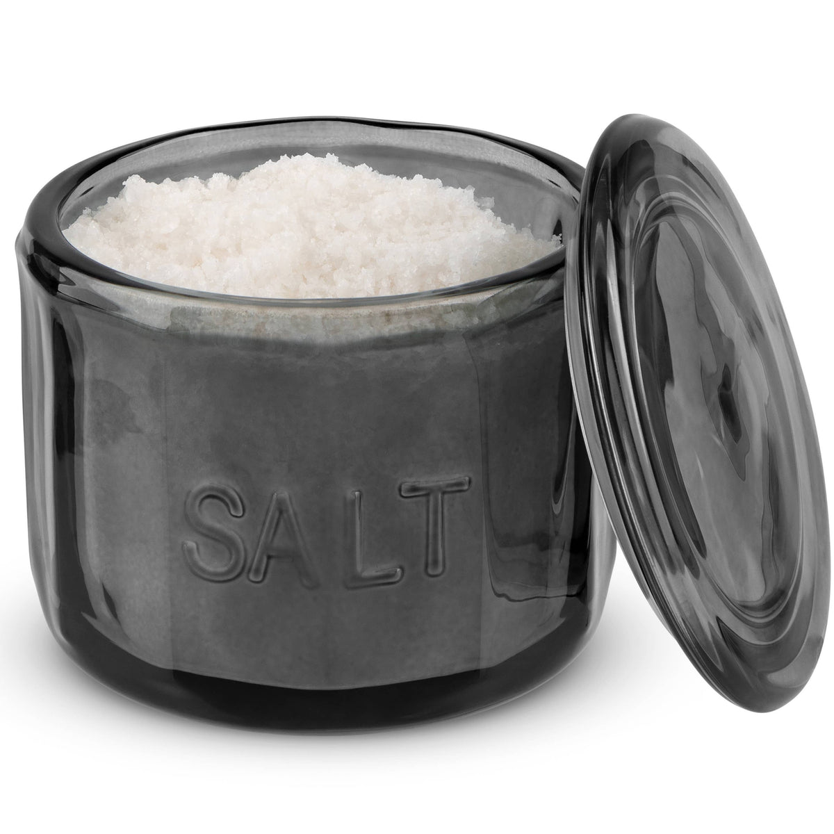 Embossed Salt Cellar & Lid