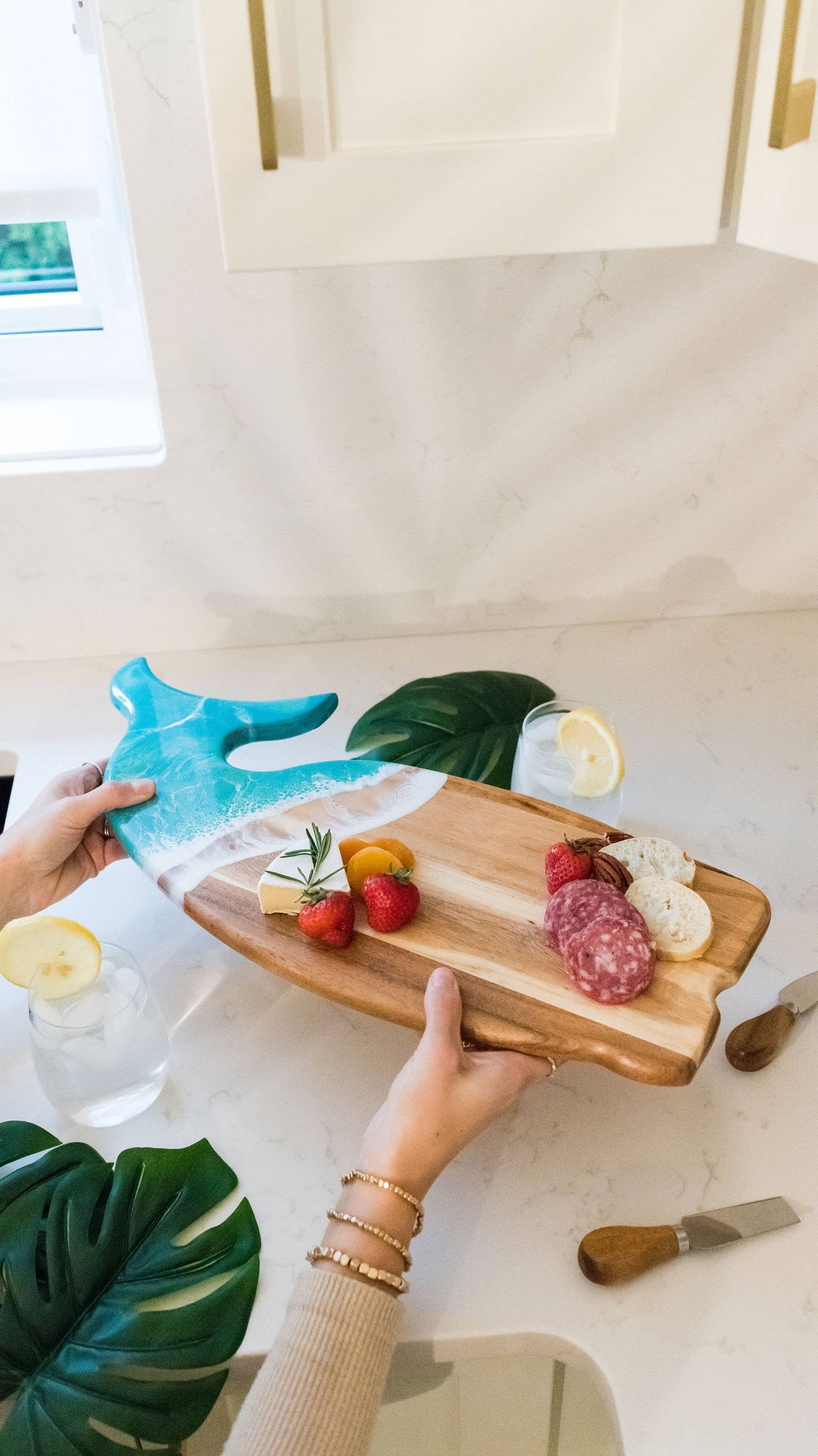 Whale Shaped Charcuterie Board