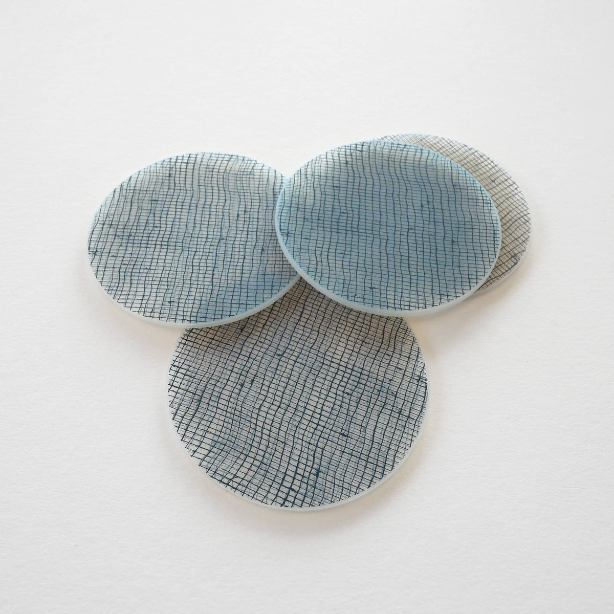 Silicone Coasters Linen Look
