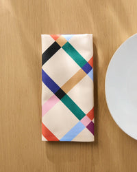Geometry Napkins S/6 Grid