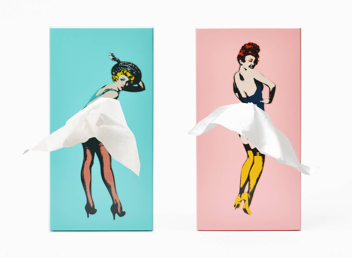 Flying Skirt Tissue Box
