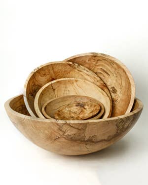 Spalted Maple Round Bowl