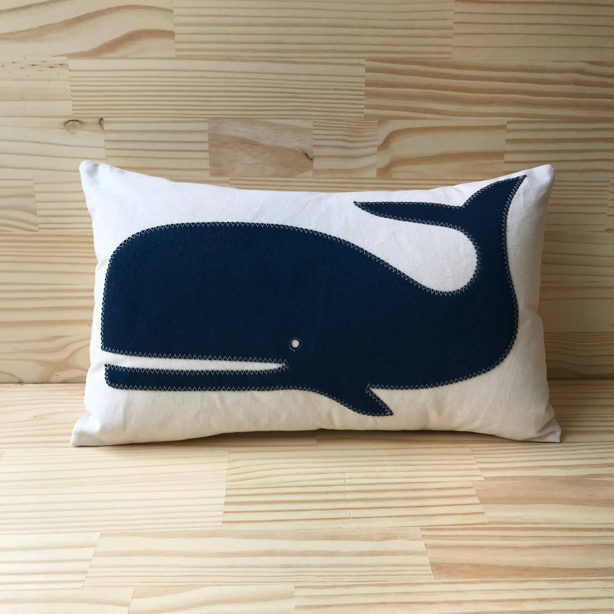 Whale Lumbar Pillow