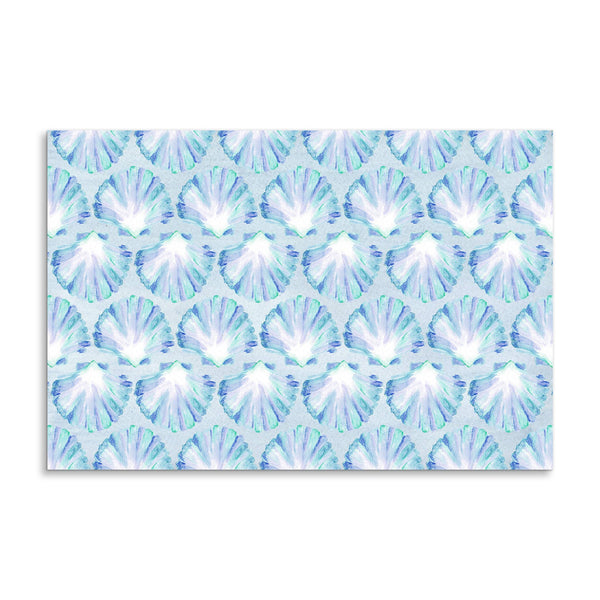 Blue Shells Paper Placemats