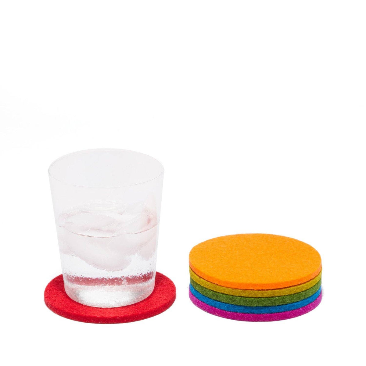 Felt Coasters Mixed Set/6 RD