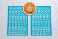 Breeze Block Placemat Turq
