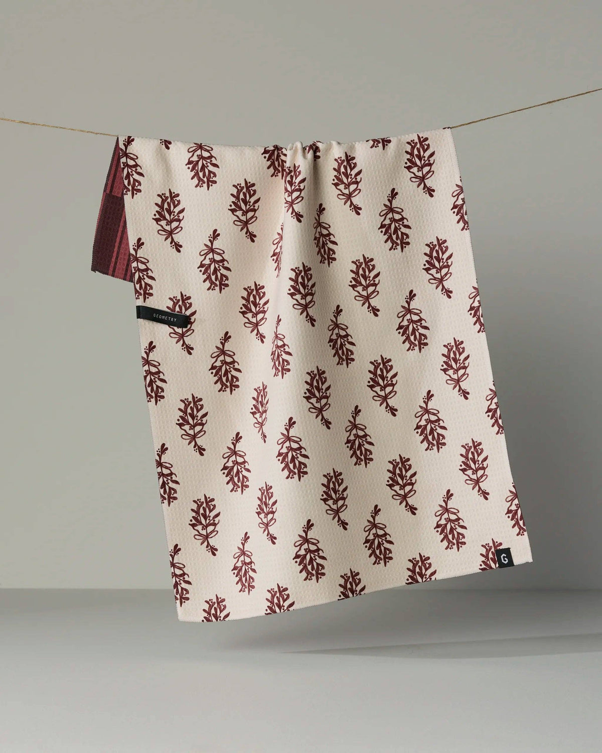 Geometry Luxe Towel Festive