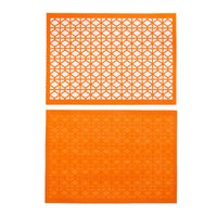 Breeze Block Placemat Orange