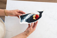 Ceramic Resin Whale Tray