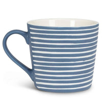 13oz Mug Graphic Stripes Blue