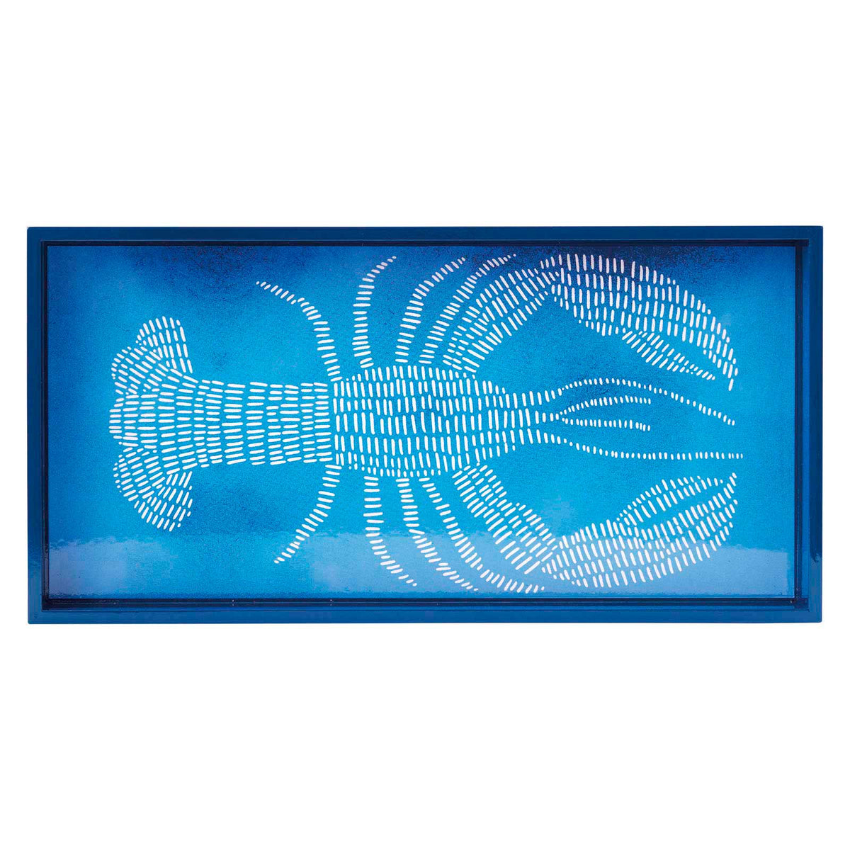 Indigo Lobster 10x20 Art Tray