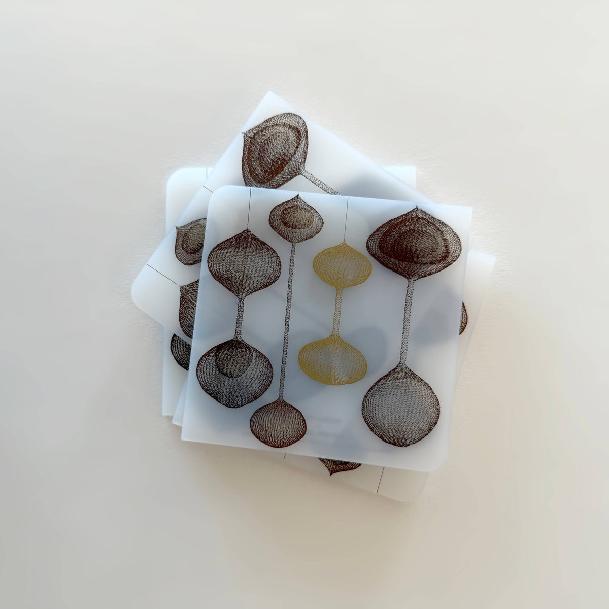 Silicone Coasters Tier Square